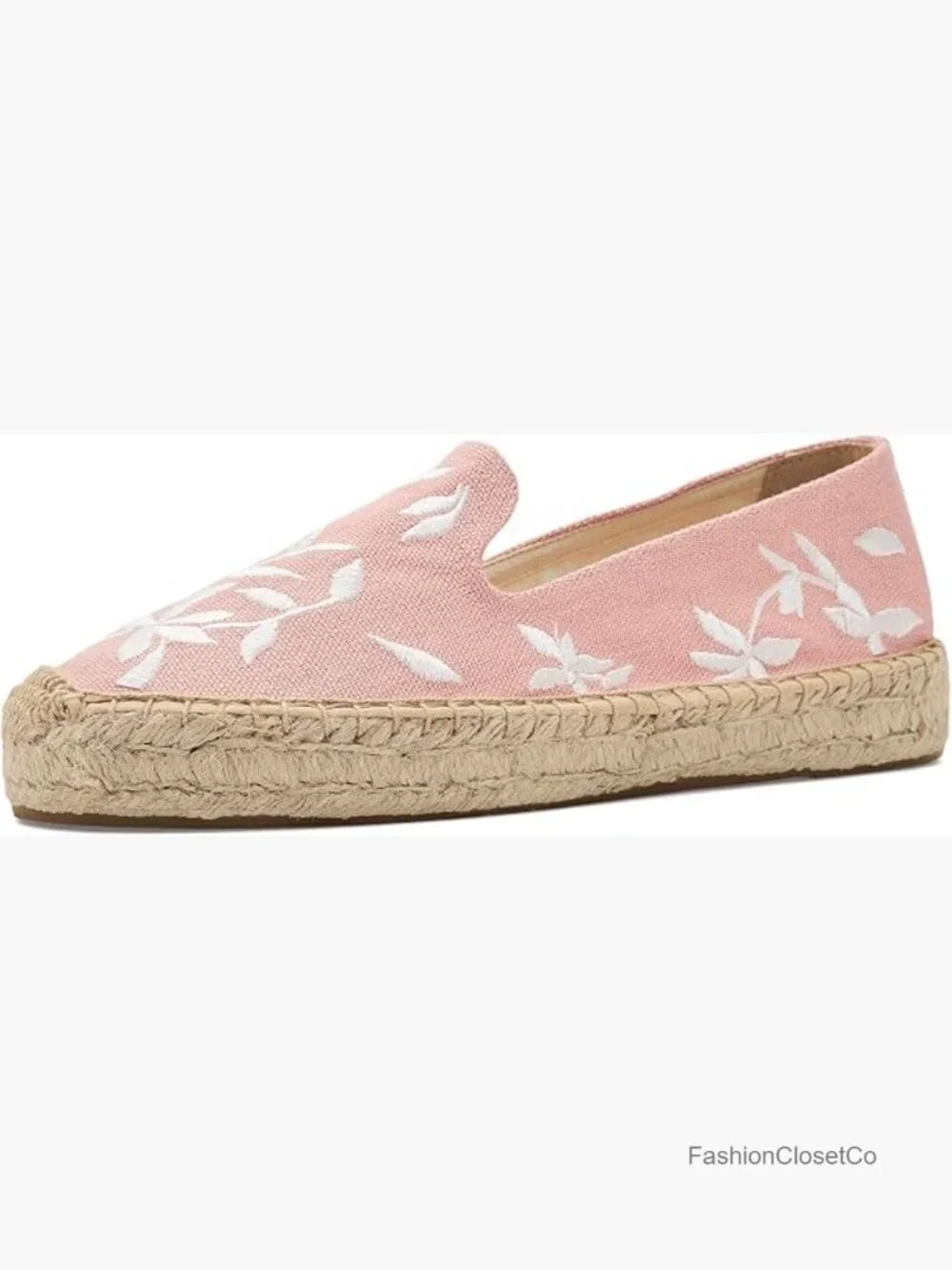 Wild Petals Smoking Platform Espadrille - Cotton Loafer Flats